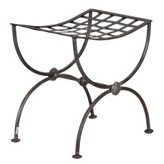 Neoclassical Style Iron Stool