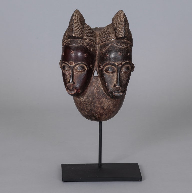 Nigerian Double Fertility Mask Indicating Twins