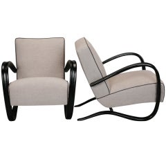 Pair of Lounge Chairs by Jindrich Halabala