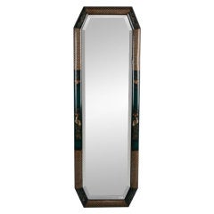 Long Narrow Chinoiserie Mirror