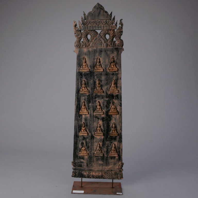 Large Carved Wood Panel From Bali