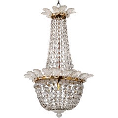 Empire Style Fixture with Crystal Crown