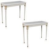 Pair of Directoire Style Console Tables