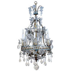 Unusual Maison Bagues French Six-light Chandelier c. 1900 3