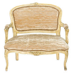 Diminutive Child-Sized Louis XV Painted Settee 5