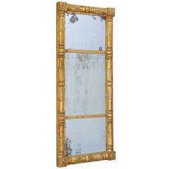19th Century Empire Giltwood Pier Mirror 1