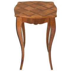 Northern Italian Olivewood Accent Table