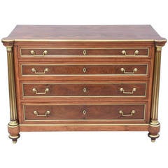 19th Century Classical Commode of Mahogany
