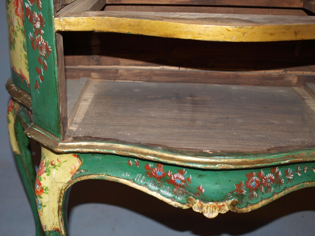 Floral Painted Venetian Commode 1