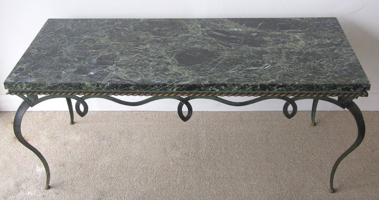French Neoclassical Marble Bench/Console