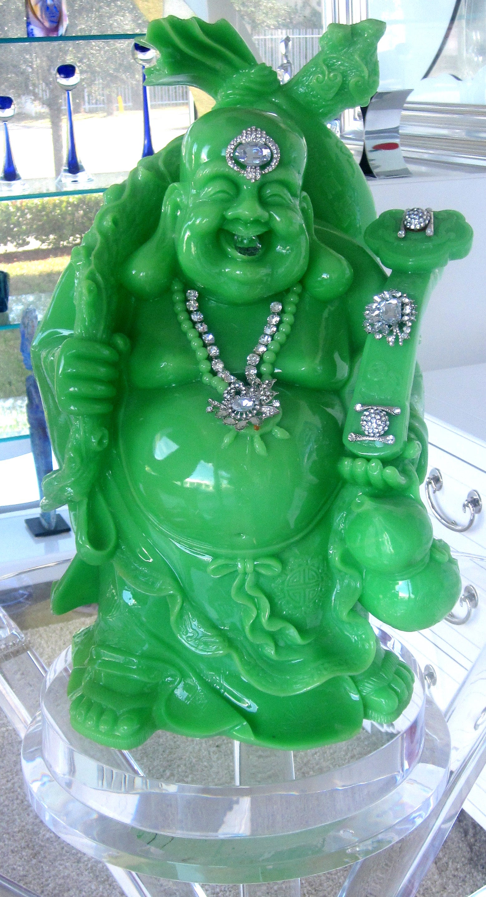Mid-Century Lucky Buddha Sculpture
