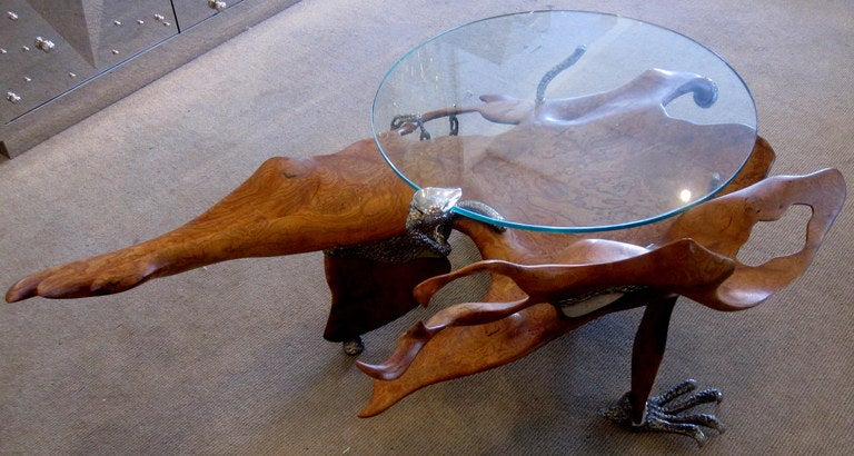 Belgian Mid-Century Sculptural Coffee Table