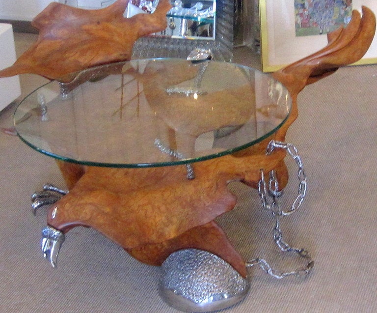 Mid-20th Century Mid-Century Sculptural Coffee Table