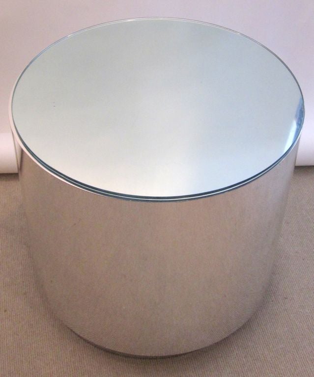 Mid-Century Cylinder Table