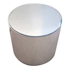 Mid-Century Cylinder Table