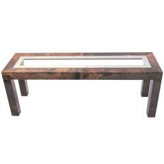 Aldo Tura Mid-Century Console Table