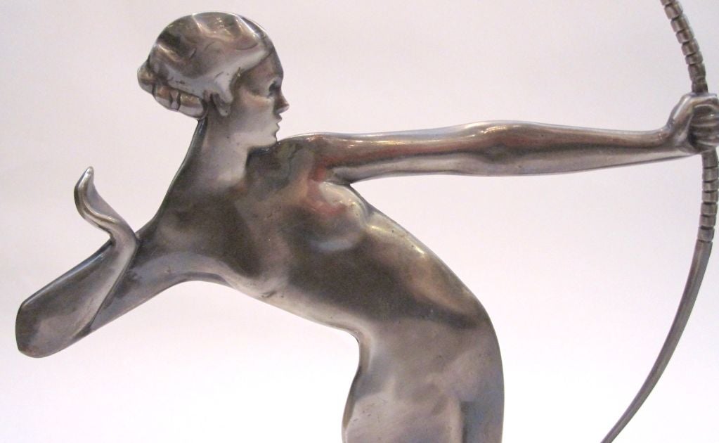 20th Century Bronze French Art Deco Archer