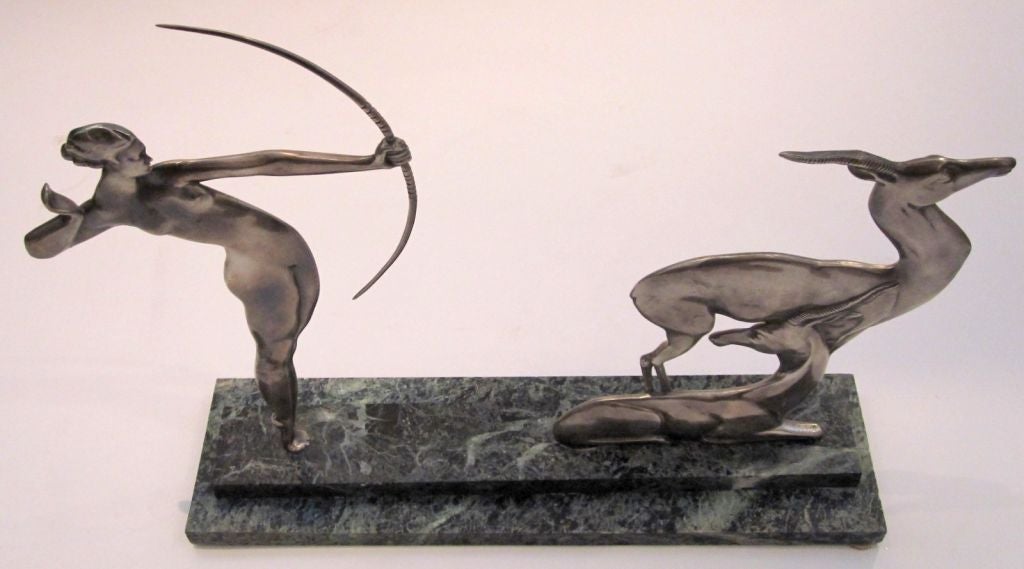 Bronze French Art Deco Archer 1