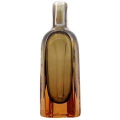Retro Murano Glass Bottle/Vase by Alberelli