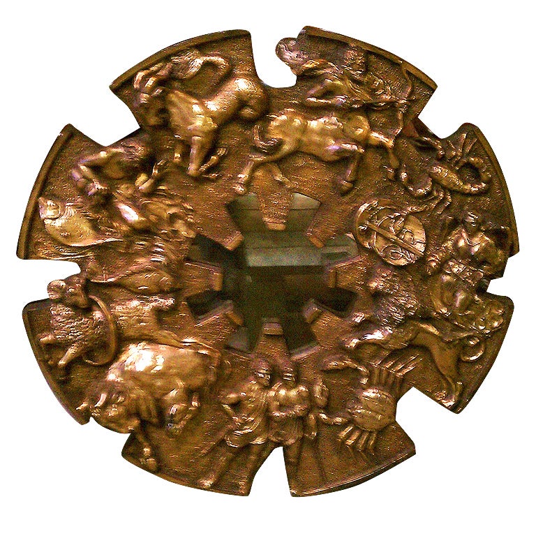 Mid-Century Zodiac Mirror