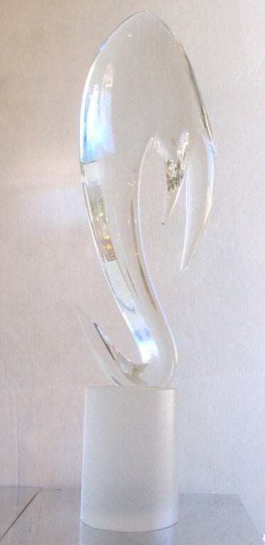 Pino Signoretto Mid-Century Murano Glass Abstact Sculpture 1