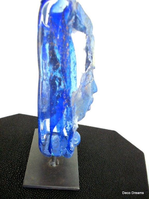 Contemporary Bjorn Ekegren Sculptural Glass Totum