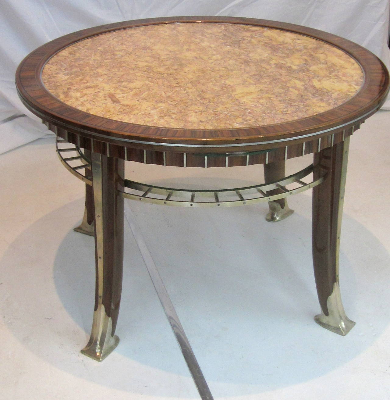 Polished Modernist French Art Deco Cocktail Table by DJO Bourgeois For Sale