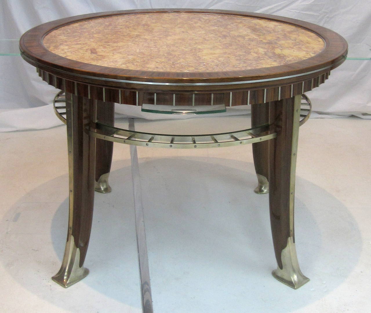 Modernist French Art Deco Cocktail Table by DJO Bourgeois In Good Condition For Sale In Miami, FL
