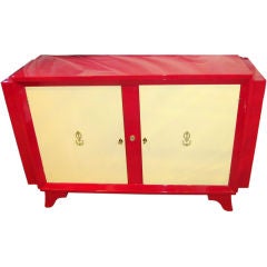 Vintage 1940
s French Art Deco Cabinet