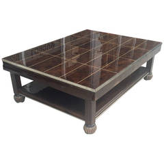 Antique French Art Deco Krass Coffee Table