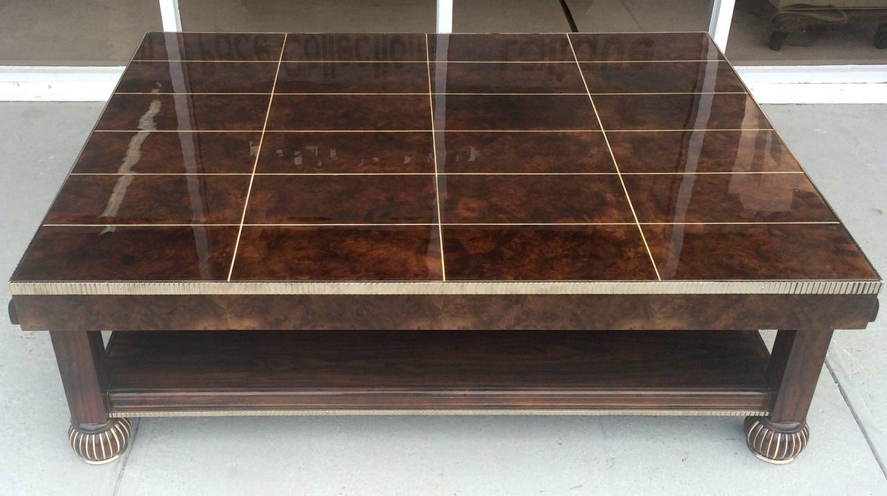 French Art Deco Krass Coffee Table In Good Condition In Miami, FL