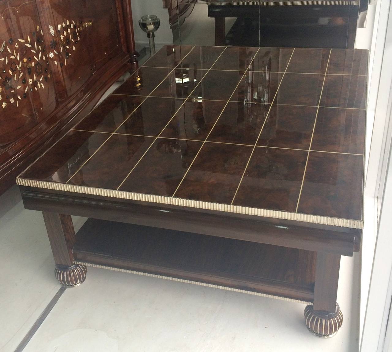 Early 20th Century French Art Deco Krass Coffee Table