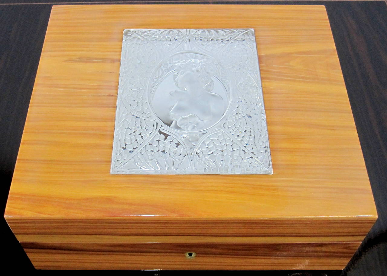 French Lalique Jewelry Box