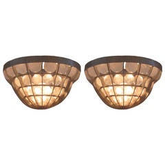 Pair of French Rock Crystal Sconces 10