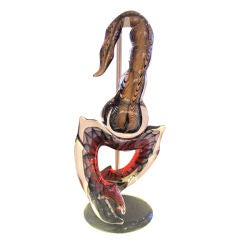 Murano Art Glass Scorpion Sculpture