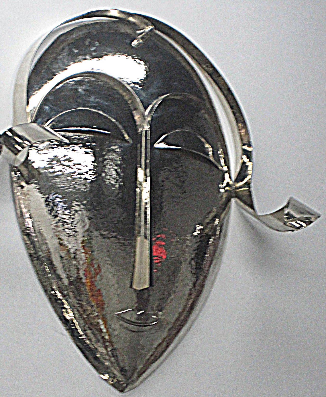 Large Nickel Dipped Bronze Mask