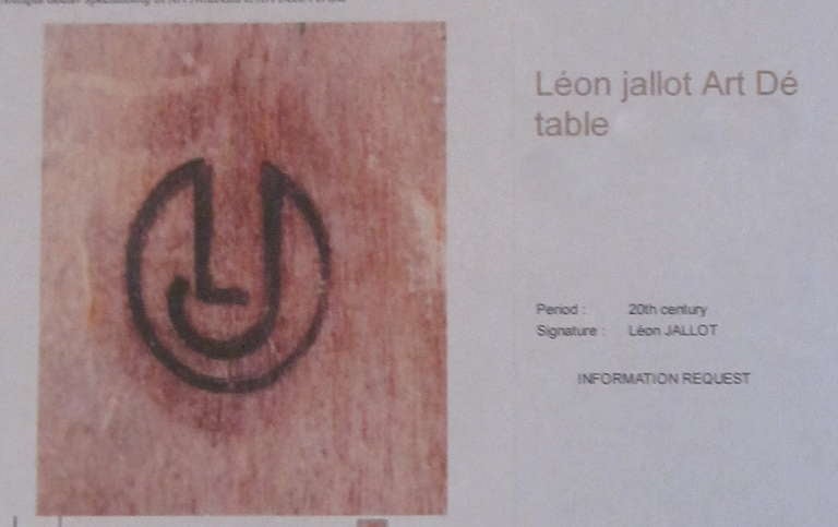 Table basse Art Déco française en galuchat par Jallot en vente 2