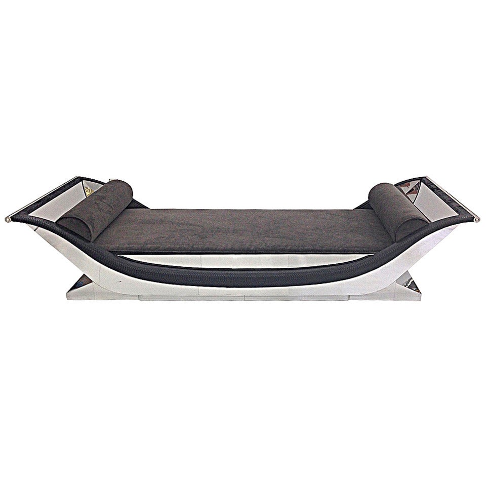 Modern Stainless Steel Daybed
