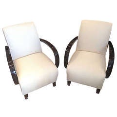 Pair of French Art Deco Chairs