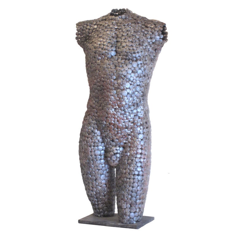 Mid-Century Male Nude Sculpture