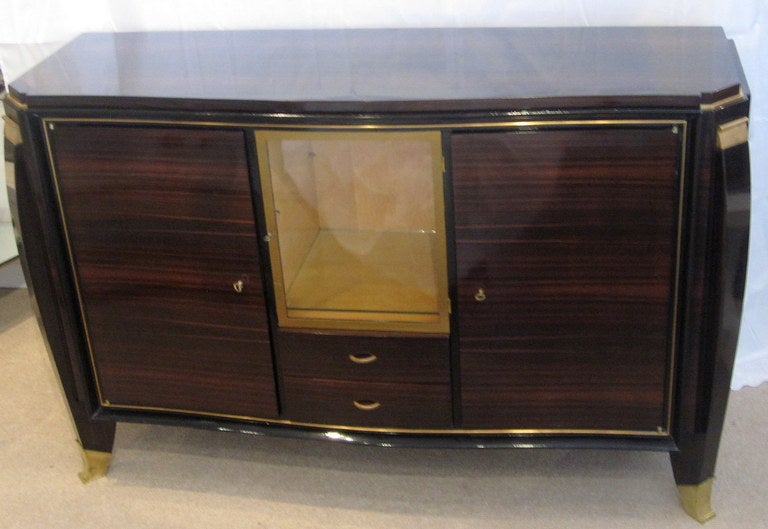 Maurice Rinck French Art Deco Sideboard In Good Condition In Miami, FL