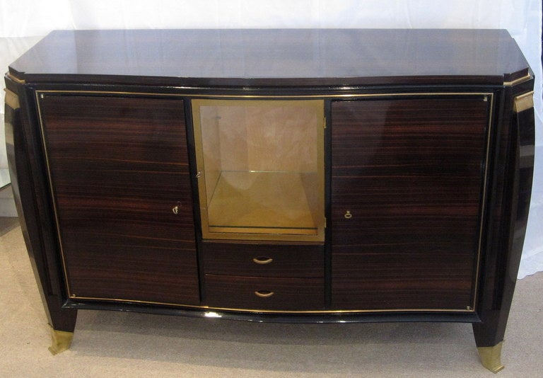 Mid-20th Century Maurice Rinck French Art Deco Sideboard