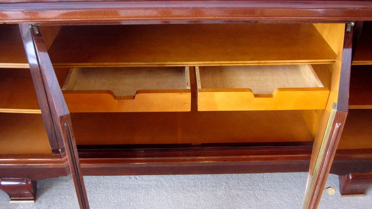 Bronze French Art Deco Buffet by Maison Gouffe