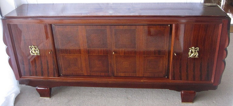 French Art Deco Buffet by Maison Gouffe In Good Condition In Miami, FL