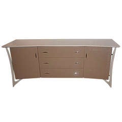 Mid-Century Two-Tone Credenza