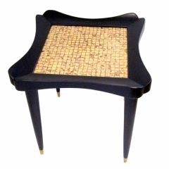 Two Mid-Century Ceramic Tile Tables  by Paul Laszlo