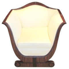 French Art  Deco Macassar Chair
