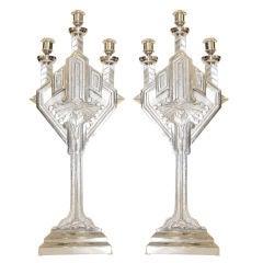 French Art Deco Candelabra French Art Deco Candelabra