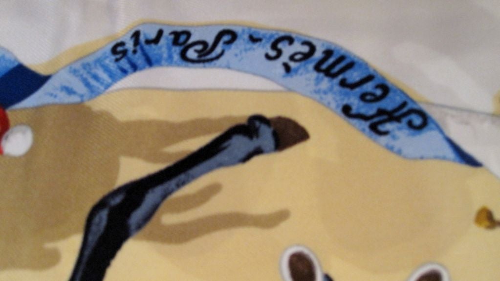 Hermes-Watrigant Vintage Scarf Pillow 4