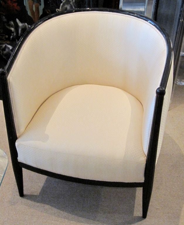 Pair of French Art Deco Side Chairs 4